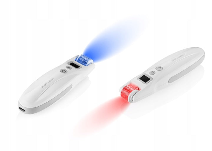 DermaLift Pro EMS mikroadatų veido masažuoklis su LED terapija