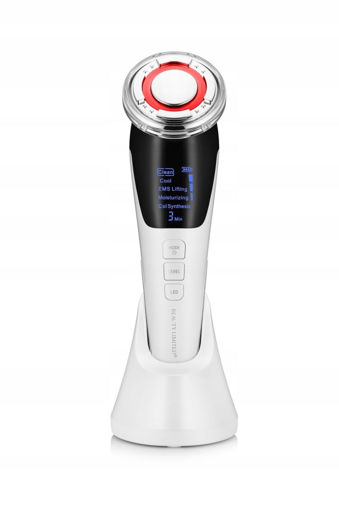 ProLift 7 viename veido masažuoklis su RF, EMS, ultragarsu ir LED šviesos terapija